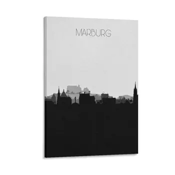 Туристические плакаты | Пункт назначения: Марбург, Холст, живопись, аксессуары для украшения дома, аниме, украшения комнаты для мужчин